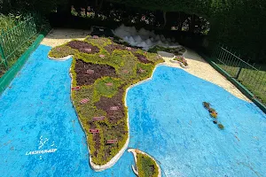 INDIA Map in Flowers image