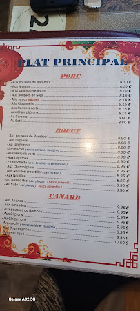 Menu du Restaurant Phuc Loc Tho à Luçon