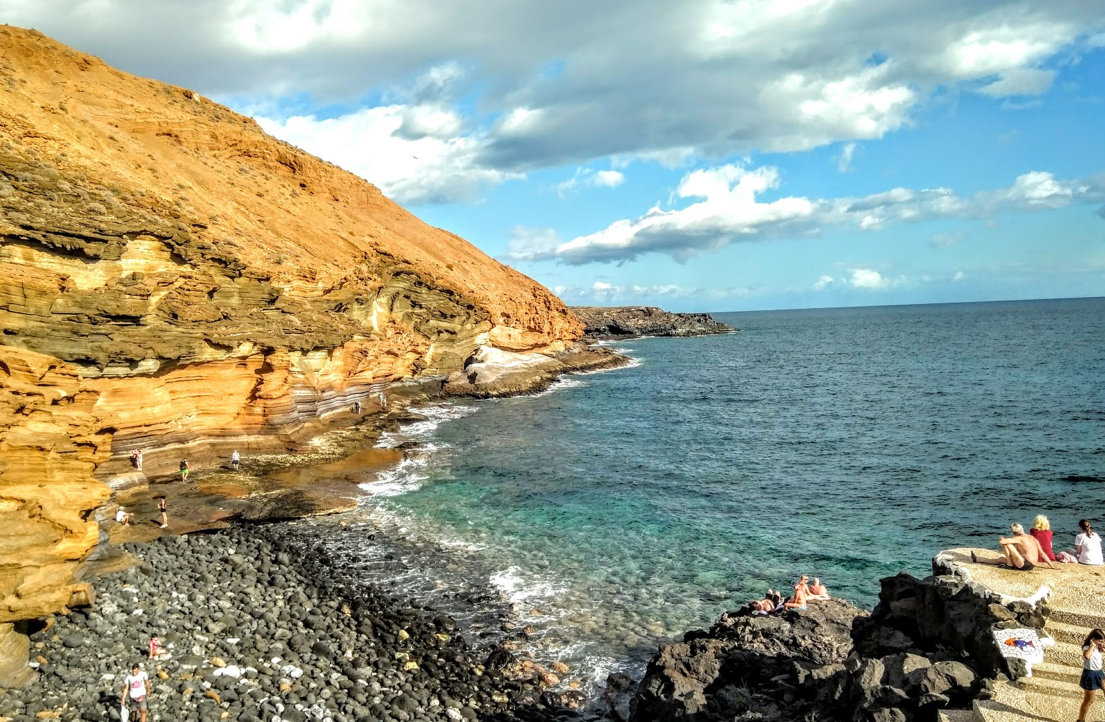 Φωτογραφία του Playa Amarilla με κάλυμμα σκυροδέματος επιφάνεια