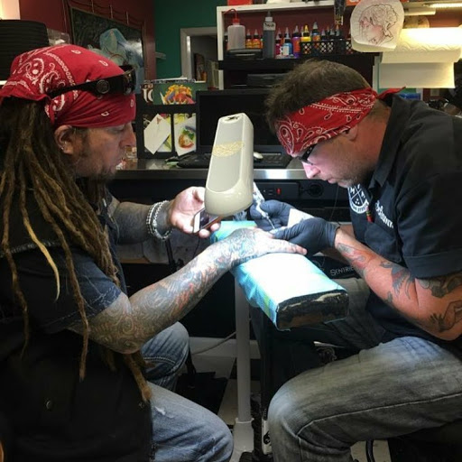 Explore tattoo ideas dog, creative tattoo ideas in Albany, available at Make Your Mark Tattoo