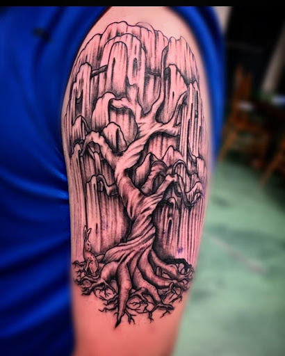 Explore meaningful stick and poke tattoo ideas, creative tattoo ideas in Roanoke, available at Saint Cecilias Art Studio