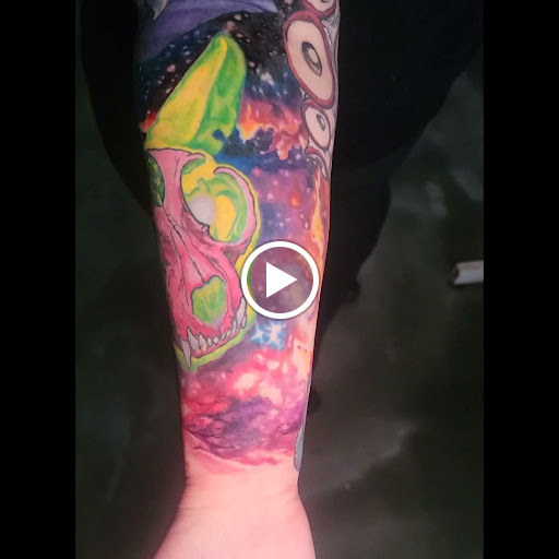 Explore husband and wife matching tattoo ideas, creative tattoo ideas in Stow, available at Metamorphosis Tattoos & Permanent Cosmetics