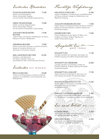Café CafeBar Die Apotheke à Höxter (le menu)
