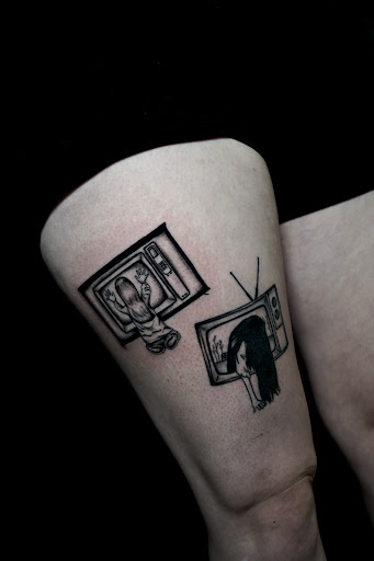 Explore twin sister tattoo ideas, creative tattoo ideas in New York, available at Red Baron Ink Tattoo and Piercing