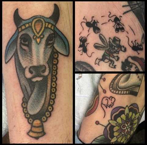 Explore letter tattoo cover up ideas, creative tattoo ideas in Albany, available at Dead Presidents Lounge