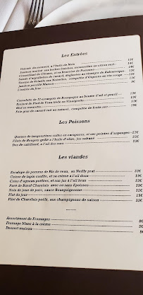 La Ciboulette à Beaune menu