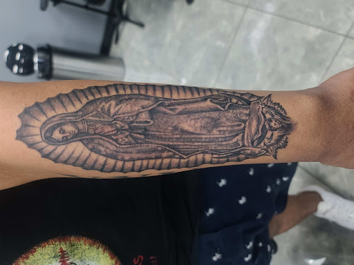 Explore dark angel tattoo ideas, creative tattoo ideas in Phoenix, available at Grand Avenue Tattoo & Piercings