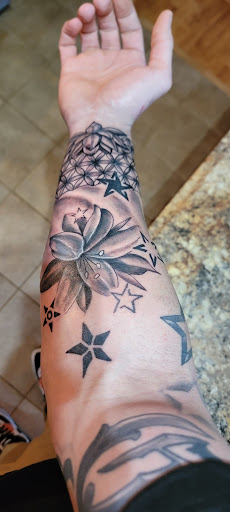 Explore egyptian god tattoo ideas, creative tattoo ideas in Clarksville, available at Dark Raine Tattoo