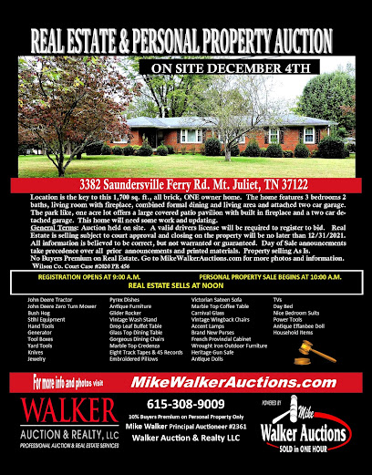 Walker Auction & Realty