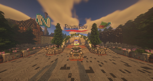 Parc d'attractions UniversOfParks Minecraft
