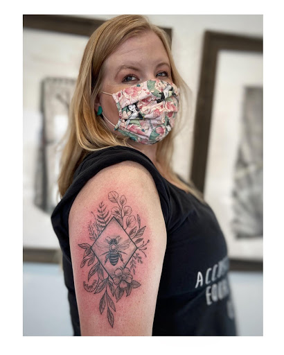 Explore bodybuilding tattoo ideas, creative tattoo ideas in Moline, available at ARTIST AIMEE TATTOOS - AF Tattoo Studio
