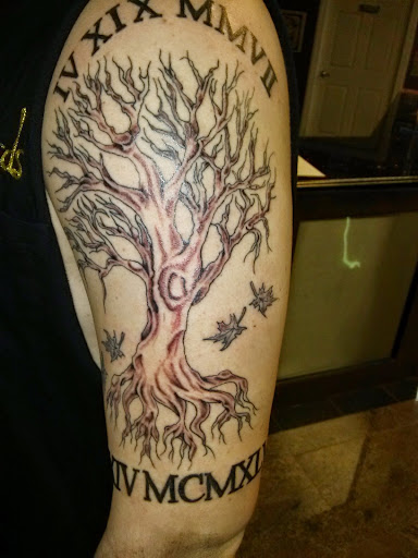 Explore cover up tattoo ideas back, creative tattoo ideas in Lagrangeville, available at Black Cherry Tattoo Studio NY