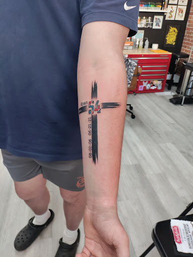 Explore bmx tattoo ideas, creative tattoo ideas in Leavenworth, available at True Love Tattoo Club