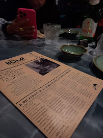 Kokoro à Nocera Superiore menu