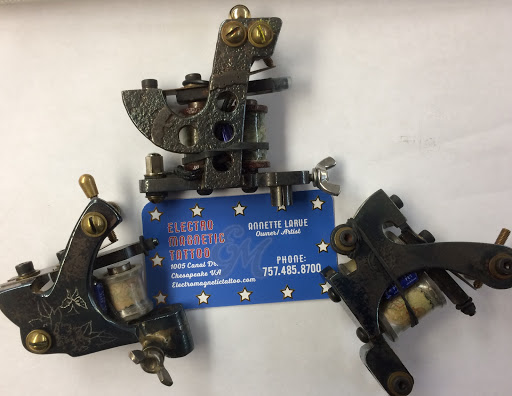 Tattoo Shop «Electro Magnetic Tattoo Studio», reviews and photos, 1005 Canal Dr, Chesapeake, VA 23323, USA