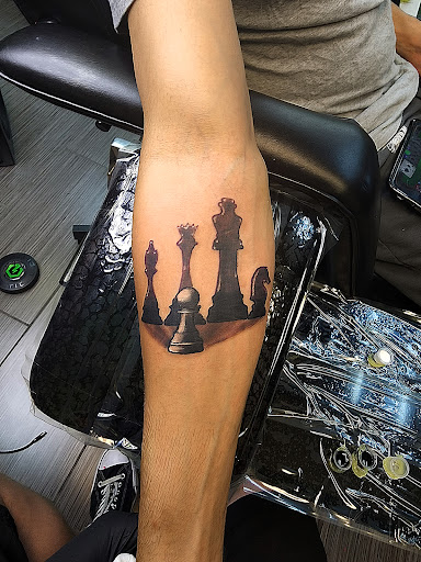 Explore italian tattoo ideas, creative tattoo ideas in Riverside, available at Darkstar Tattoo CA