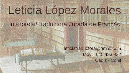 Traducciones Juradas FR-ESP LETICIA LÓPEZ MORALES