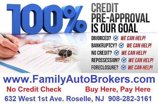 Used Car Dealer «Family Auto Brokers», reviews and photos, 632 W 1st Ave, Roselle, NJ 07203, USA