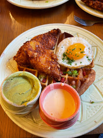 Chicken and Waffles du Restaurant brunch Tu Brilles à Lille - n°14