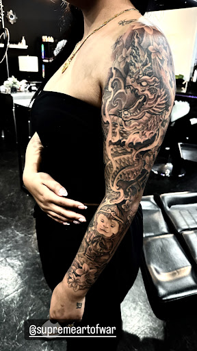 Explore truck tattoo ideas, creative tattoo ideas in Saint Paul, available at Supreme Art Of War Inc