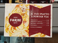 Carte du Caffè Farini à Rome