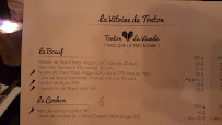 Tonton des Dames à Paris menu