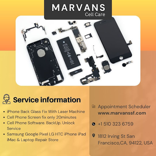 Marvans Cell Care iPhone iPad Samsung Google Pixel LG HTC MacBook & Laptop Repair Store image