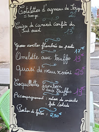 Restaurant français Le Luz d'Olt à Luzech (le menu)
