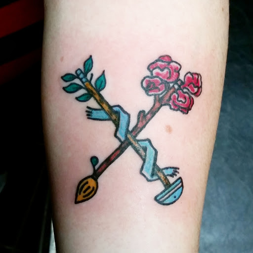 Explore leg tattoo men ideas, creative tattoo ideas in Erie, available at EliKingInk