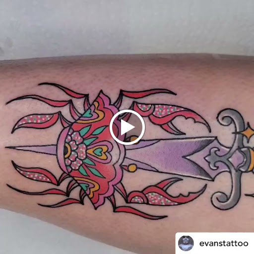 Explore surf tattoo ideas, creative tattoo ideas in Libertyville, available at Lucky Seven Tattoo