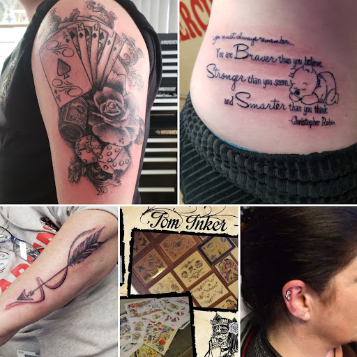 Explore forearm half sleeve tattoo ideas, creative tattoo ideas in Elko, available at Tom Custom Tattoos and Body Piercing Studio