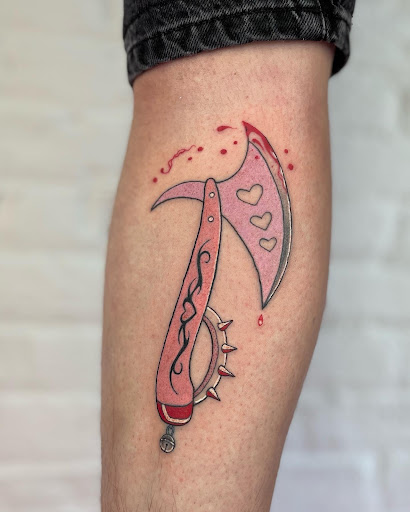 Explore half sleeve tattoo ideas, creative tattoo ideas in Brooklyn, available at Drip Skull Tattoo Studio