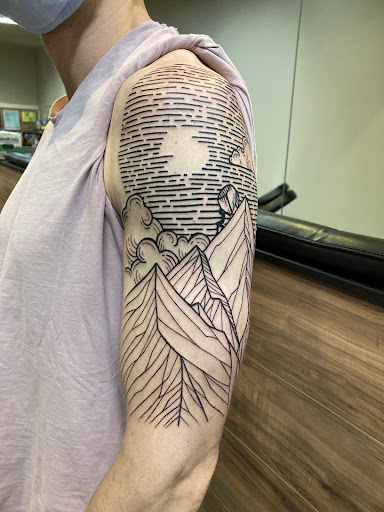 Explore pisces symbol tattoos ideas, creative tattoo ideas in Spokane, available at Fortunata Tattoo Studio