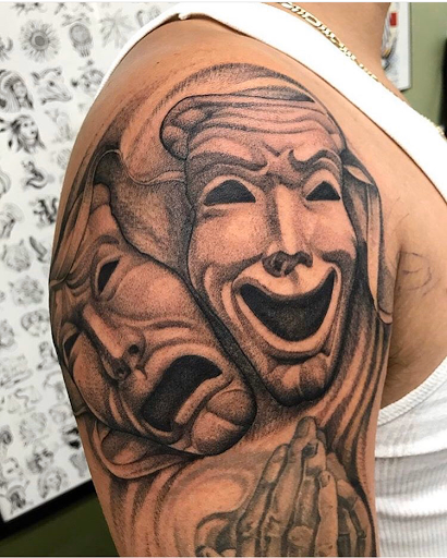 Explore face tattoo ideas for females, creative tattoo ideas in Twentynine Palms, available at Hilltop Tattoo Company