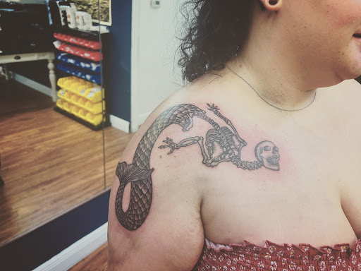 Explore inner demon tattoo ideas, creative tattoo ideas in Cocoa, available at Rorschach Tattoo Shop and Piercing Studio