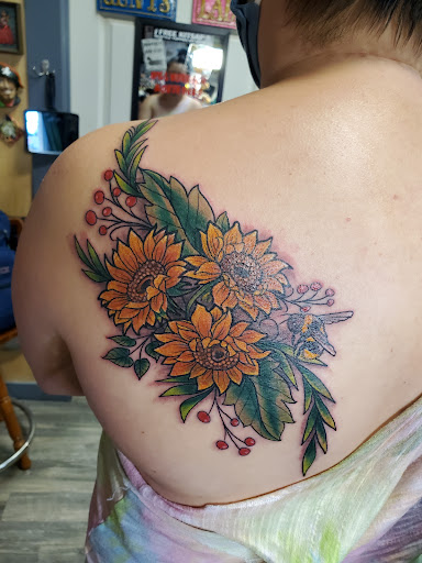 Explore sleeve tattoo cover up ideas, creative tattoo ideas in Port Orchard, available at Tonys Tried & True Tattoo