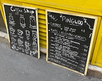 Pingwoo café-restaurant à Paris menu