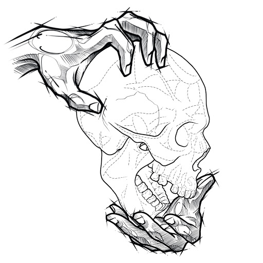 Explore cross stitch tattoo ideas, creative tattoo ideas in Hilliard, available at 22 Caliber Tattoo Mega Studio