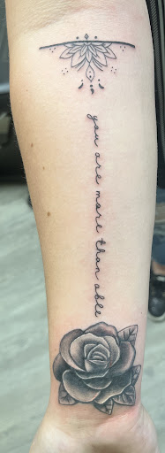 Explore bleeding heart tattoo ideas, creative tattoo ideas in Youngwood, available at Obsession Tattoo