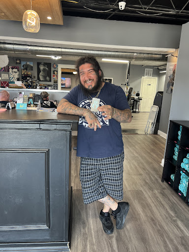 Explore flower sleeve tattoo ideas, creative tattoo ideas in Arlington, available at Urbans Tattoo & Piercing Studio South