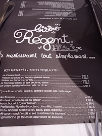Bistro Régent à Blagnac menu