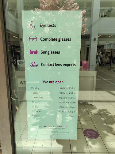Comments and reviews of Vision Express Opticians - Belfast - Castle Court Shopping Centre