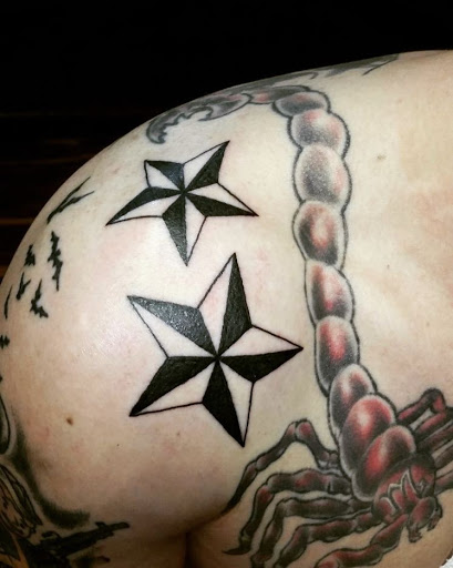 Explore american flag sleeve tattoo ideas, creative tattoo ideas in Orange Park, available at Big City Tattoo and Piercing