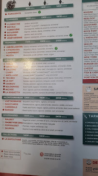 Carte du PIZZA BONICI BARCARES à Le Barcarès