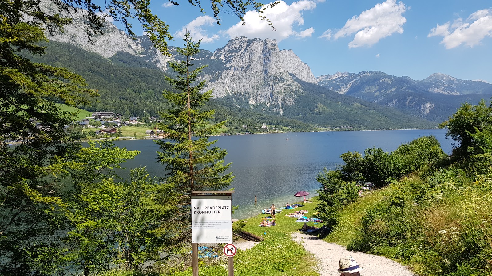 Photo of Freibad Grundlsee with turquoise pure water surface