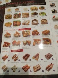 Restaurant japonais Sashimi bar à Paris - menu / carte