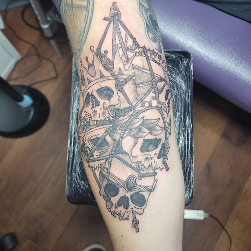 Explore small outdoor tattoo ideas, creative tattoo ideas in Easley, available at Peach Pit Tattoo