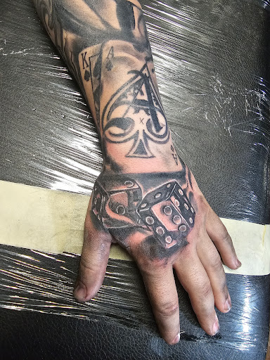 Explore tractor tattoos ideas, creative tattoo ideas in Phoenix, available at GreyWash Ink Tattoo