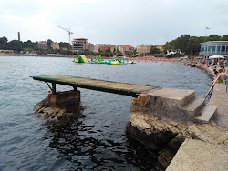 Bacvice plajı'in fotoğrafı ve yerleşim