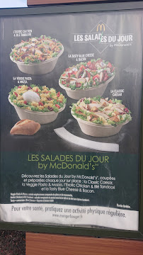 Restauration rapide McDonald's Cazères à Cazères (le menu)